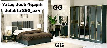 parça skaf: Yataq otağı dəsti – 4 qapılı dolabla Dəst tərkibi: - Geniş — 1