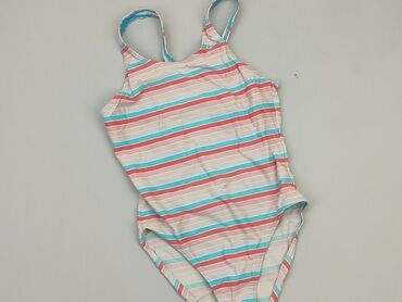 stróje kąpielowe dziecięce dwuczęściowe: Strój jednoczęściowy, 9 lat, 128-134 cm, stan - Zadowalający