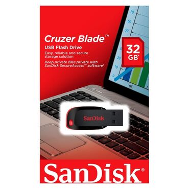 flaska: Flash kart Sandisk, 32 GB, USB