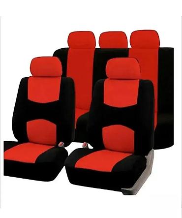 Car Parts & Accessories: Presvlake za Auto (Crno - Crvene) Vreme je da osvežite svoj enterijer? — 1