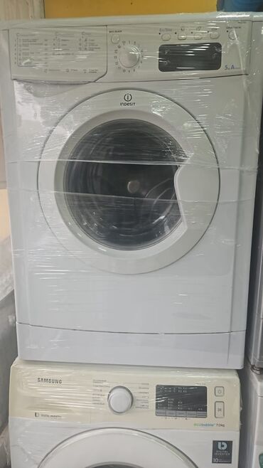 paltaryuyan mini: Paltaryuyan maşın Indesit, 5 kq, Avtomat, Qurutmasız
