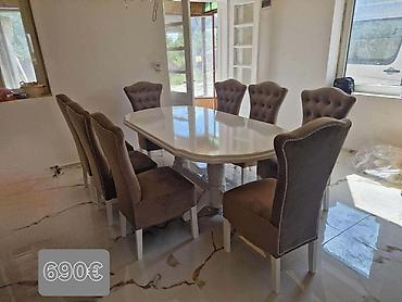 Setovi stolova i stolica: Trpezarijski setovi stolova i stolica, više modela. Detalji dizajna i — 18