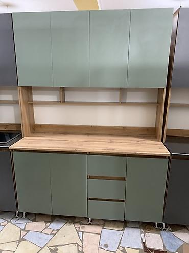 Кухонные гарнитуры: Кухонные гарнитуры современного дизайна - Прямые модули с верхними и — 2