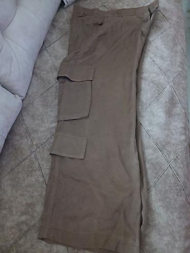 teget lanene pantalone: Ženska odeća – setovi i komadi 1) Bež komplet: široke pantalone — 9