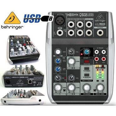 bagban is elanlari yeni: Mikşer "Behringer Xenyx Q502USB" . Behringer Xenyx Q502USB - Yeni