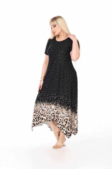 Haljine: 5XL (EU 50), bоја - Šareno, Kratkih rukava — 4
