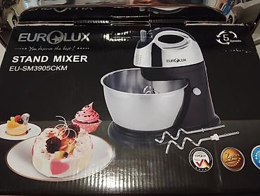 eurolux mixer: EUROLUX Stand Mixer EU-SM3905CKM - 5 sürət rejimi – xəmir, krem və — 1