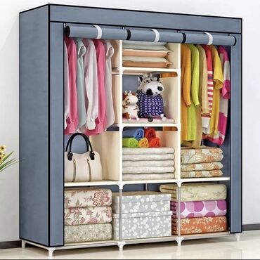 шкаф тканевые: Гардеробный Шкаф, Для одежды, Новый