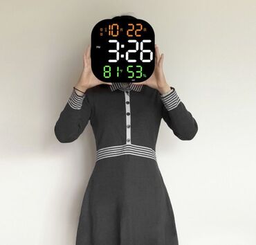 Другая бытовая техника: Электронные настенные часы Montana XL Настенные электронные часы - — 3