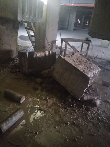 Beton işləri: Beton kəsmə və deşmə xidməti - Armaturlu beton, bünövrə, sütun, kiriş — 4
