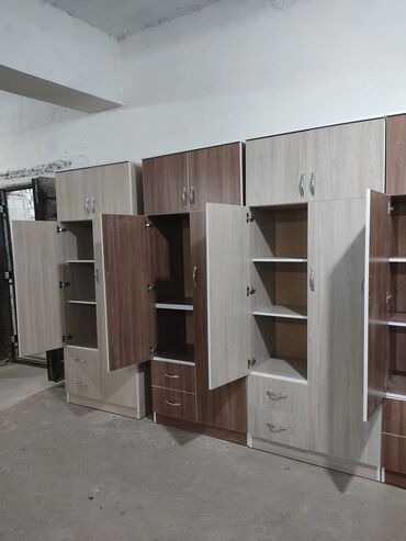 Шкафы для одежды: Шкаф для одежды, Новый, Прямой, ЛДСП — 6