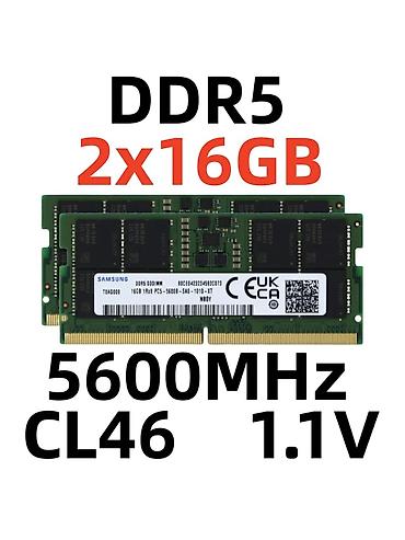 озу ddr5: Оперативная память DDR5 Samsung для ноутбука — комплект 32 ГБ (2×16 — 2