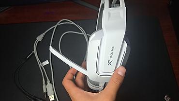 logitech mx master: Проводные полноразмерные наушники, Б/у, цвет - Белый — 3
