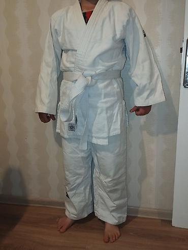 triko dest: Uşaq üçün cüdo/ciu-citsu kimono dəsti - Rəng: ağ - Komplet: üst geyim — 3