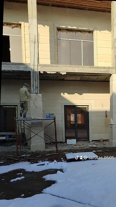 Фасадные работы: Ремонт фасада, Утепление фасада, Фасадный декор | Лепнина, Балясины | Гранит, Мрамор, Сары-Таш | Базальт Больше 6 лет опыта — 25