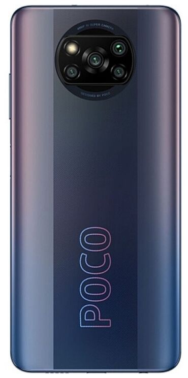 телефон айфоны: Poco Б/у, 128 ГБ, цвет - Фиолетовый, 2 SIM