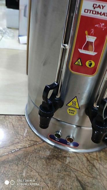 Samovarlar: Elektrik samovar Damla turk istehsali iki novu var Qowa krantli:. 4 — 2
