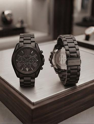 Aksesuarlar: İşlənmiş, Qol saatı, Michael Kors, rəng - Qara — 1
