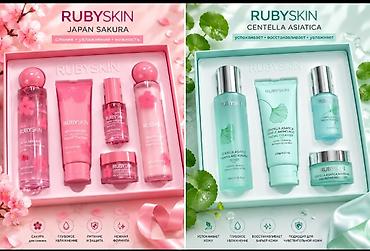 Kosmetika dəstləri: RUBYSKIN dəriyəqulluq setləri və skrab 1) Camellia Care seti - — 3