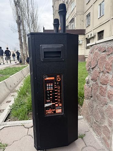 Аренда Колонка 1000 сом Bluetooth AUX UZB Микрофон 2 шт Заряд at lalafo.kg Аренда Колонка 1000 сом Bluetooth AUX UZB Микрофон 2 шт Заряд