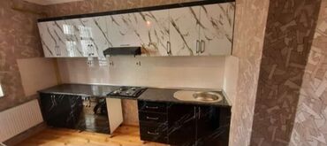 Sifarişlə mətbəx mebeli: Sifarişlə mətbəx dəsti, Özü çəkən petlələr, Sadə laminat, Kredit yoxdur, Pulsuz çatdırılma — 15