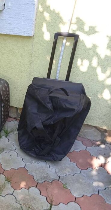 zenska kozna torba trendy: Kombinovana kofer torba, kao nova, 65cm