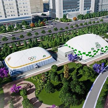 купол: Надувной купол, надувной спортивный купол, надувной манеж, надувной — 9