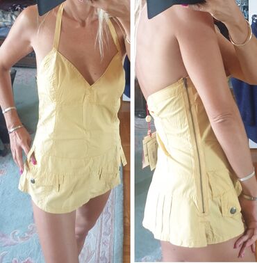 kosulja haljina za plazu: XL (EU 42), Jednobojni, bоја - Bež