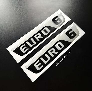 tomas motor: Euro 6 Stiker za kamione MAN Iveco - Stikeri euro 6 - 2708 📌 Opis — 1