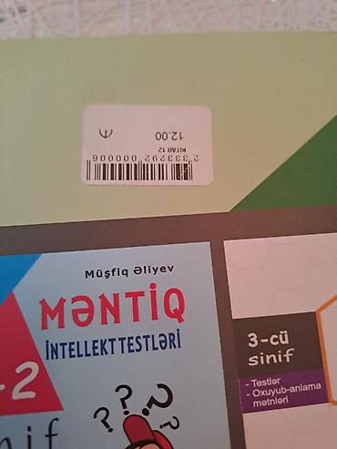 kohnə kitablar: Məhsul: “Məntiq – İntellekt Testləri” (5–8-ci sinif) Müəllif: Müşfiq — 3