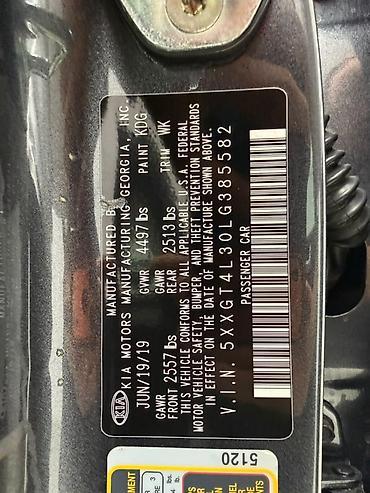 матор митсубиси галант: Kia K5: 2019 г., 2.4 л, Автомат, Бензин, Седан — 9
