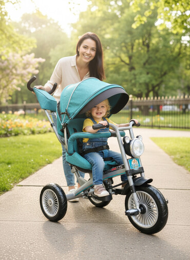 Uşaq velosipedləri: İşlənmiş Üç təkərli Uşaq velosipedi 20", Ünvandan götürmə — 1