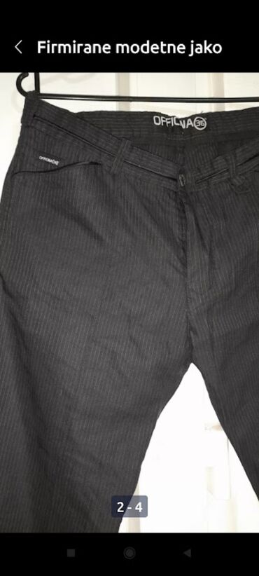 trikotažne pantalone: Pantalone S (EU 36), bоја - Crna