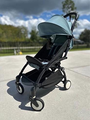 Прогулочная коляска Babyzen YOYO (цвет: сине-зеленый, шасси черное)
