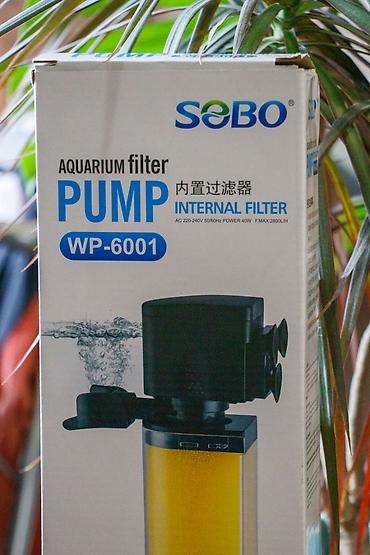 Аквариумдар: Внутренний аквариумный фильтр Sobo WP-6001 Практически новый, в — 2