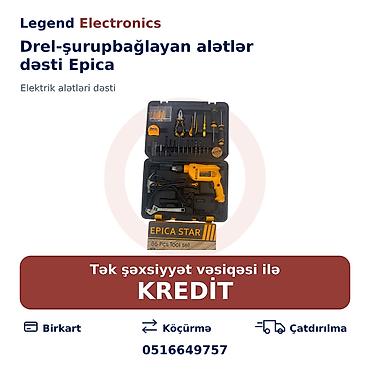 islənmis drel: Elan başlığı: Drel-şurupbağlayan alətlər dəsti Epica star RM400, 56 — 1