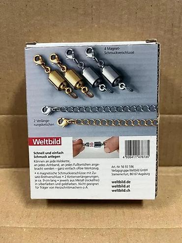 Ostali nakit: Set magnetnih kopči za nakit – Weltbild - Sadrži: 4 magnetne kopče za — 1