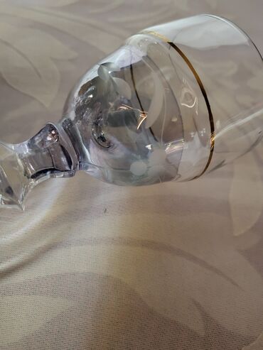 Čaše: Casice kristal,rucni rad,gravura za zestoko pice paracinsko staklo iz — 11