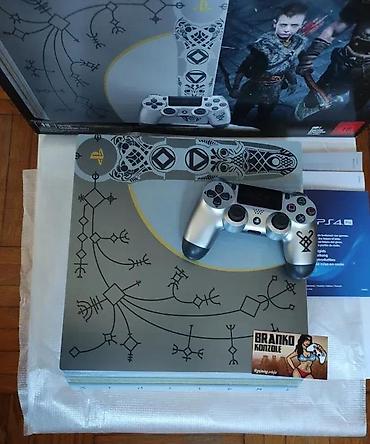 PS4 (Sony Playstation 4): 🎮⚔️ PS4 PRO 1TB – God of War Limited Edition 📞 Ako vam odgovara ponuda — 1
