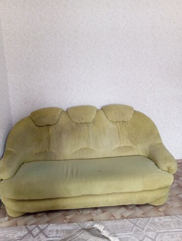 диван кровать бу: Диван-кровать, цвет - Зеленый, Б/у