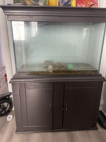 islenmis akvarium satisi: Akvarium-şkaf, Boş, 300 l, Ünvandan götürmə