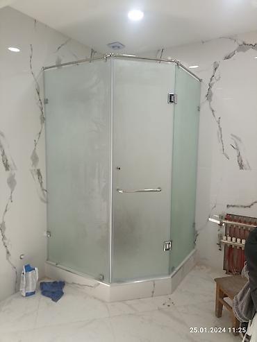 Душевые кабины: Душевые кабины, перегородки на заказ по вашим и индивидуальным at lalafo.kg — 10 Душевые кабины: Душевые кабины, перегородки на заказ по вашим и индивидуальным — 10