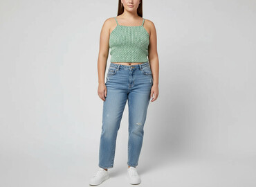 koszulka na ramiączkach plus size: Topshop, Women`s top, size 2XL