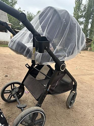 carrello коляска: Коляска, цвет - Черный, Б/у — 3