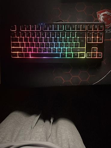 processor core i7: RGB işıqlı kompakt klaviatura - Tam ölçülü layout: funksiya — 1