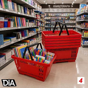 Покупательские корзины: Аксессуары для магазина. Ценники, рамы, корзины, контейнеры В наличии — 4