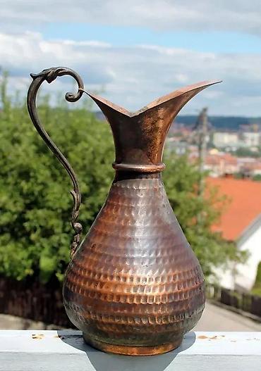 Stare vaze i dekor: Velike Stare BAKARNE vaze 26 i 25 cm!. Velike stare, autentične — 11
