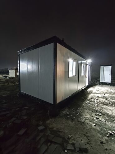 Konteynerlər: Prefabrik konteyner - Konstruksiya: tam metalkarkas, möhkəm çərçivə; — 4