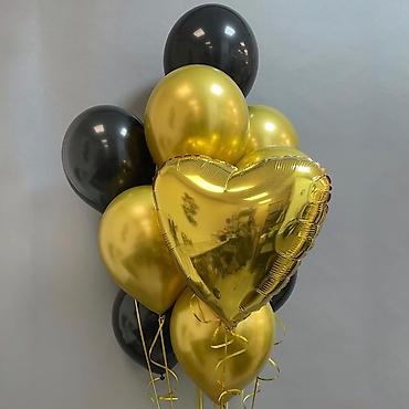 Воздушные шары и принадлежности: Воздушные шары и готовые наборы для праздника - Гелиевые — 21