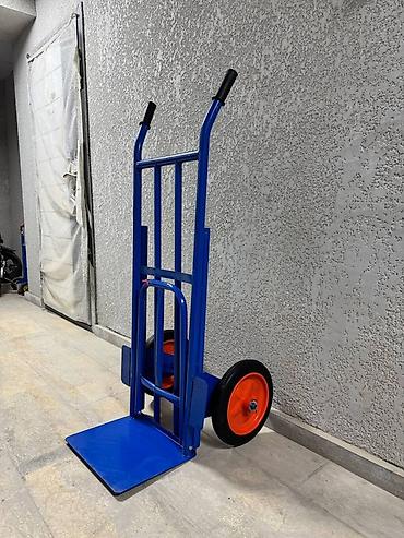 Садово-строительные тачки и тележки: Садово-строительная тачка и тележка, Стальная, Двухколесная, Новый, В розницу — 2